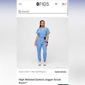 Figs Zamora High Waisted scrubs